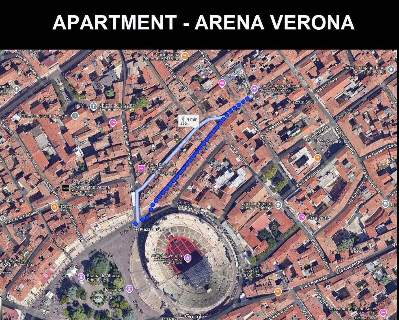 Arena Suite Mazzini Verona Centro Eksteriør bilde